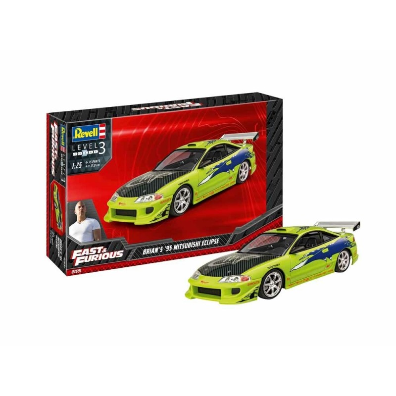 ◆未開封◆Fast＆Furious 1995 Mitubishi Eclipse 1/24 1995 MITSUBISHI ECLIPSE VELOZES E FURIOSOS - Miniaturas