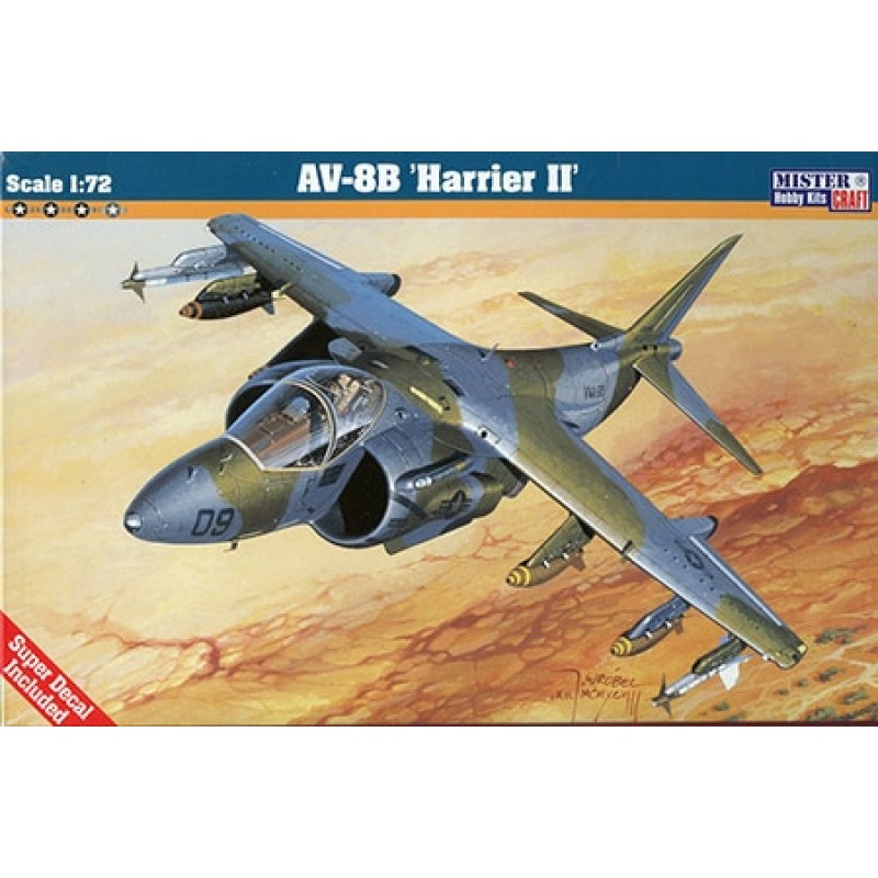 Maquette Hasegawa AV-8B Harrier II Plus, échelle 1/72, à Peindre Et Assembler