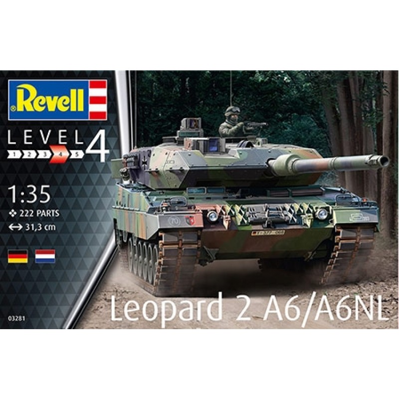 Leopard 2 A6/A6NL - 1/35 - Tanques e Outros - Militaria
