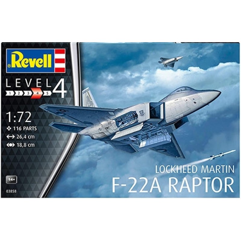 Maquette Avion Altaya 1/72 Lockheed Martin F-22 Raptor, Avion De Combat, Neuf Sous Blister