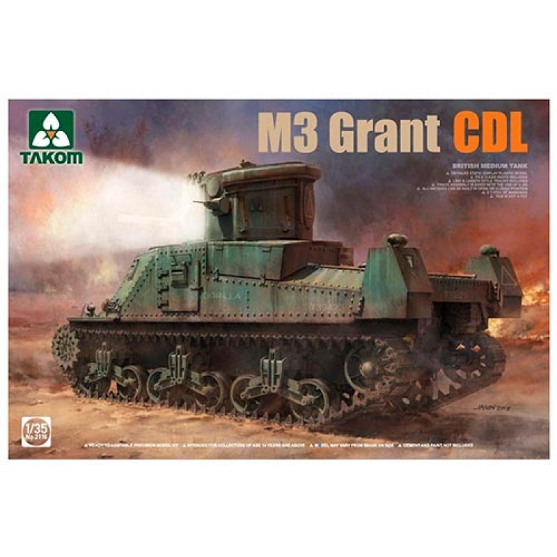 Maquette Char M3 Grant Medium Tank – I Love Kit 1/35 – Neuf (Réf 63520)