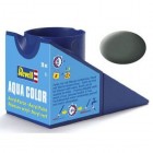 Tinta Revell para plastimodelismo - Cinza oliva opaco, solúvel em água - Aqua Color - 18ml - Num. 66