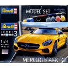 Model Set Mercedes-AMG GT - 1/24 Acompanha cola, tintas e pincel
