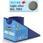 Tinta Revell para plastimodelismo - Aqua Color - Solúvel em água - Light olive mat - 18ml - Num. 45