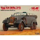 Typ G4 (Kfz.21) - WWII German Staff Car - 1/35