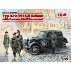 Typ 320 (W142) Saloon with German Staff Personnel - LIMITED EDITION - 1/35