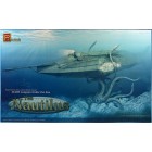 Nautilus e lula gigante - 1/48